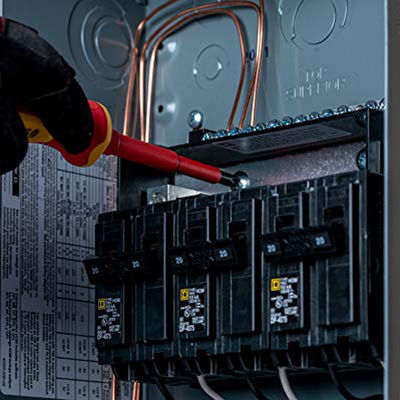 7 12 13 grupo da chave de fenda do VDE do PH PZ da parte 1000V com o eletricista magro Insulated Straight Slotted do caso