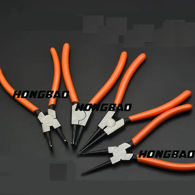 5 6 7 9&quot; grupo interno externo do grampo de retenção de Bent Snap Ring Pliers Straight