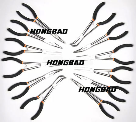 11&quot; Bent Nose Long Reach Pliers ajustou o acréscimo por muito tempo que o grampo dobrado 45 graus se curvou