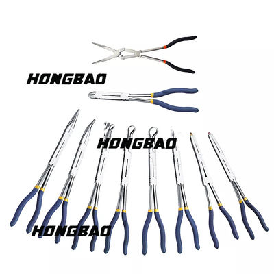 11&quot; Bent Nose Long Reach Pliers ajustou o acréscimo por muito tempo que o grampo dobrado 45 graus se curvou