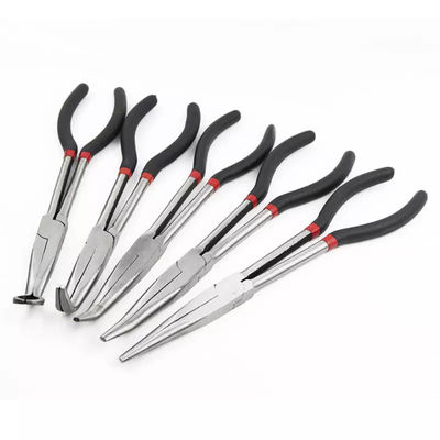 11&quot; alicates de nariz de agulha longos extra do alcance ajustou a multi agulha de friso Bent Nose