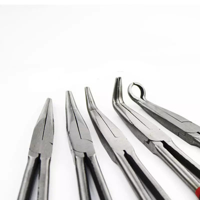 11&quot; alicates de nariz de agulha longos extra do alcance ajustou a multi agulha de friso Bent Nose