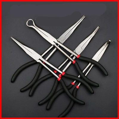 Alicates de nariz de agulha de Bent Nose Pliers Long Angled de 11 polegadas curva do grampo de 20 graus