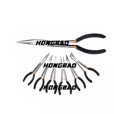 Da curva angular do grampo de 11&quot; 20 graus alcance longo Bent Nose Pliers For Jewellery que faz o jogo
