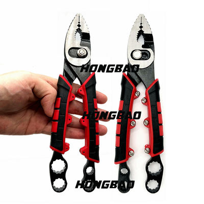 Os alicates de nariz de agulha comum de um deslizamento de 5 polegadas agarram na chave superior da chave combinada da ponta 7 9 12 14mm do punho