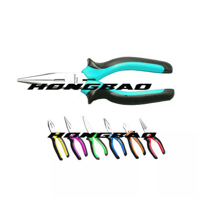 O eletricista longo Insulated Combination Plier do nariz deixa cair o punho macio forjado 6&quot; 7&quot; 8&quot; europeu