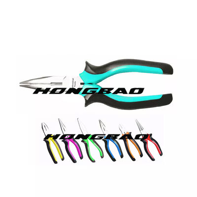 O eletricista longo Insulated Combination Plier do nariz deixa cair o punho macio forjado 6&quot; 7&quot; 8&quot; europeu