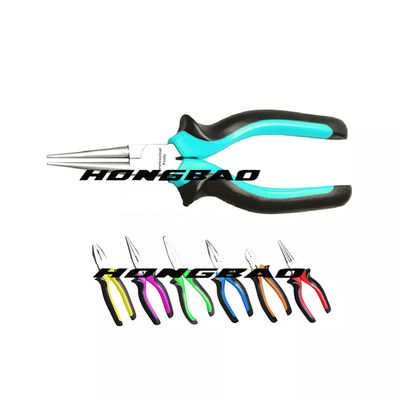 O eletricista longo Insulated Combination Plier do nariz deixa cair o punho macio forjado 6&quot; 7&quot; 8&quot; europeu