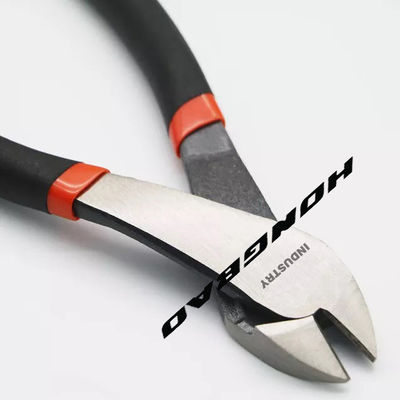 Alicates diagonais de corte laterais 1000v 180mm 6" Bent Angle Head Body Nose 8 11" cabeça delgada