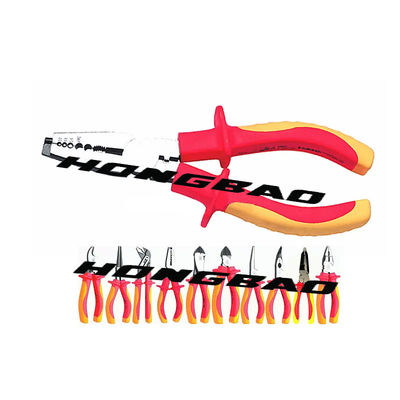 6 8&quot; VDE 1000V isolaram C.A. de corte lateral 150mm elétrico 200mm de Bent Nose Pliers do cortador do alicate