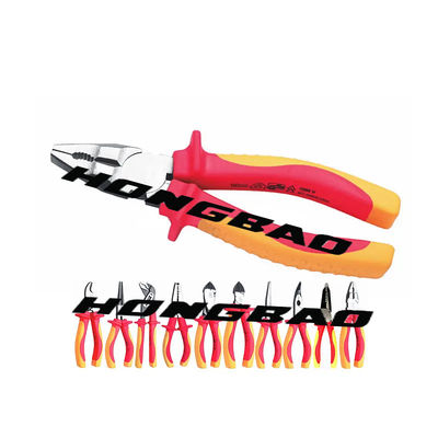6 7 8&quot; alicates isolados VDE da combinação da borda do aumento do grupo de ferramentas dos eletricistas tomam partido juiz de linha Pliers do cortador