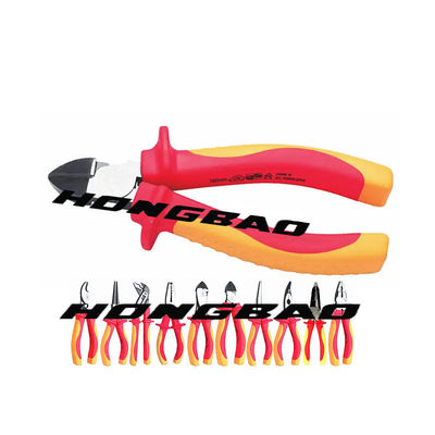 6 7 8&quot; alicates isolados VDE da combinação da borda do aumento do grupo de ferramentas dos eletricistas tomam partido juiz de linha Pliers do cortador