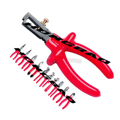 6&quot; aperto mergulhado 1000V isolaram o eletricista elétrico Wire Strip Pliers da tensão universal de Pliers CRV 1000 V do descascador de fios