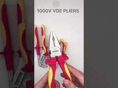 a ferramenta do VDE 1000V ajustou 200mm que os alicates de descascamento isolados 8 polegadas do fio cabografam o friso